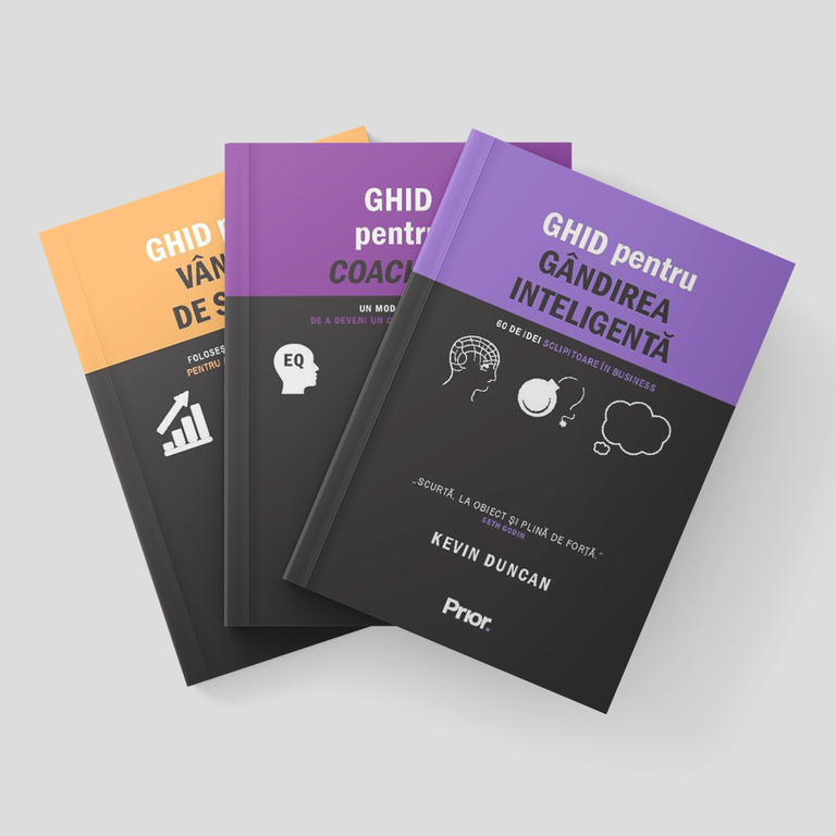 Coperta cărții "Ghid pentru vanzari de succes+Ghid Coaching +Ghid pentru gandirea inteligenta" de autor necunoscut