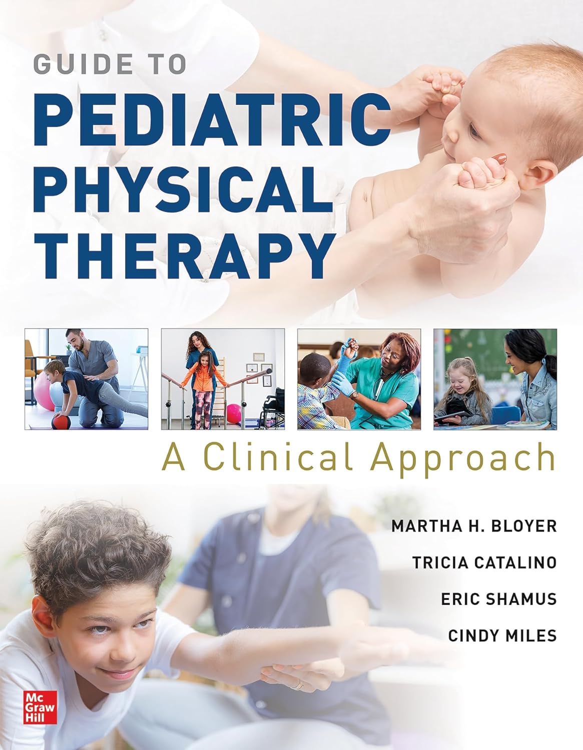 Coperta cărții "Guide to Pediatric Physical Therapy: A Clinical Approach" de autor necunoscut