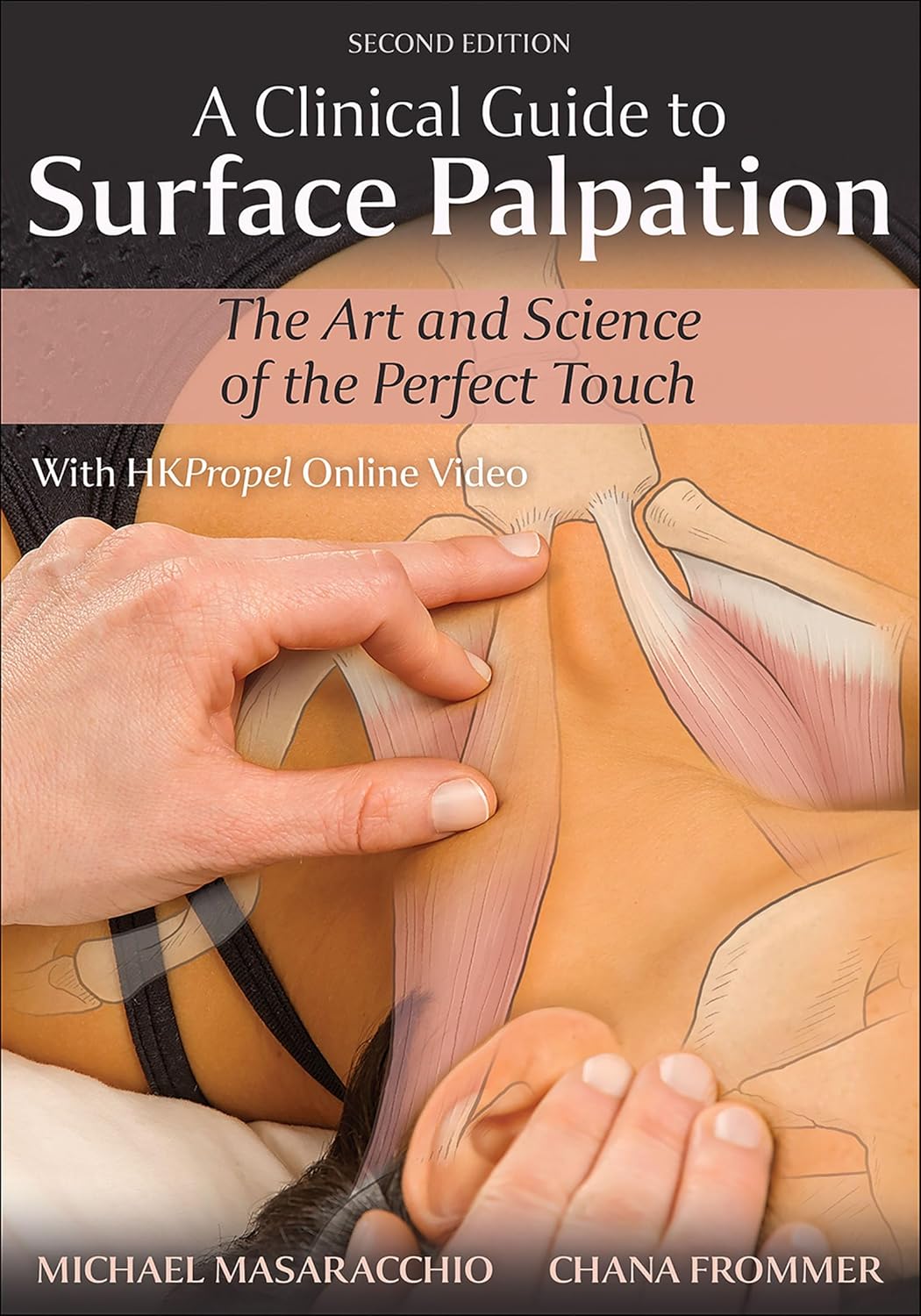 Coperta cărții "A Clinical Guide to Surface Palpation: The Art and Science of the Perfect Touch" de autor necunoscut