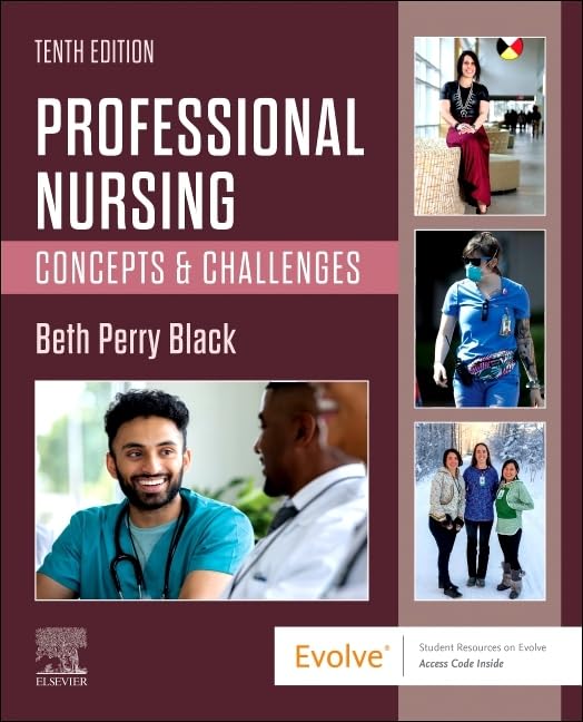 Coperta cărții "Professional Nursing: Concepts &amp; Challenges" de autor necunoscut