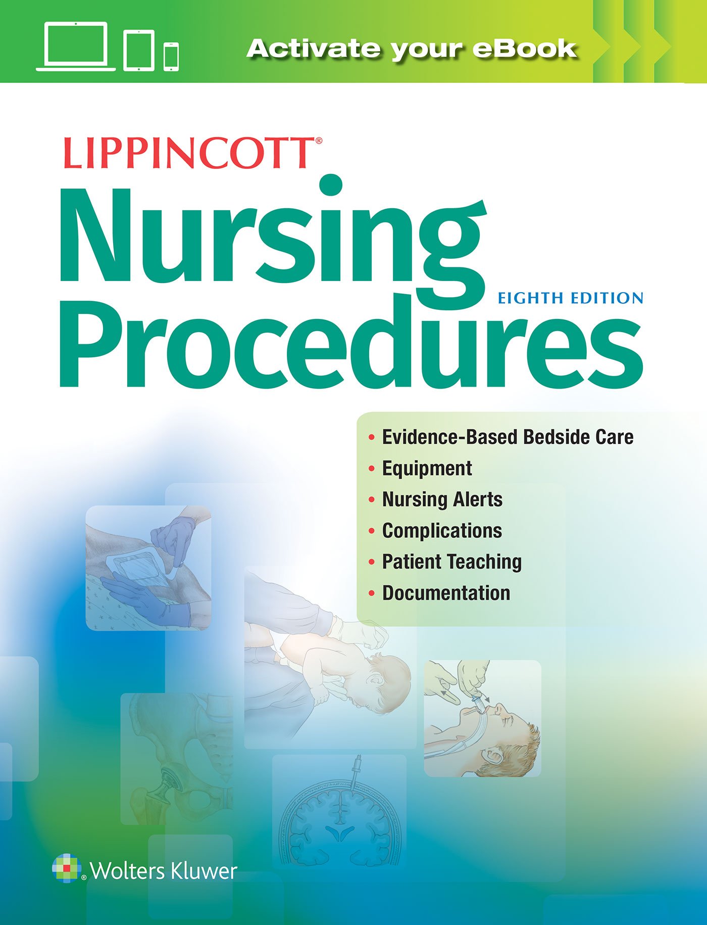 Coperta cărții "Lippincott Nursing Procedures" de autor necunoscut