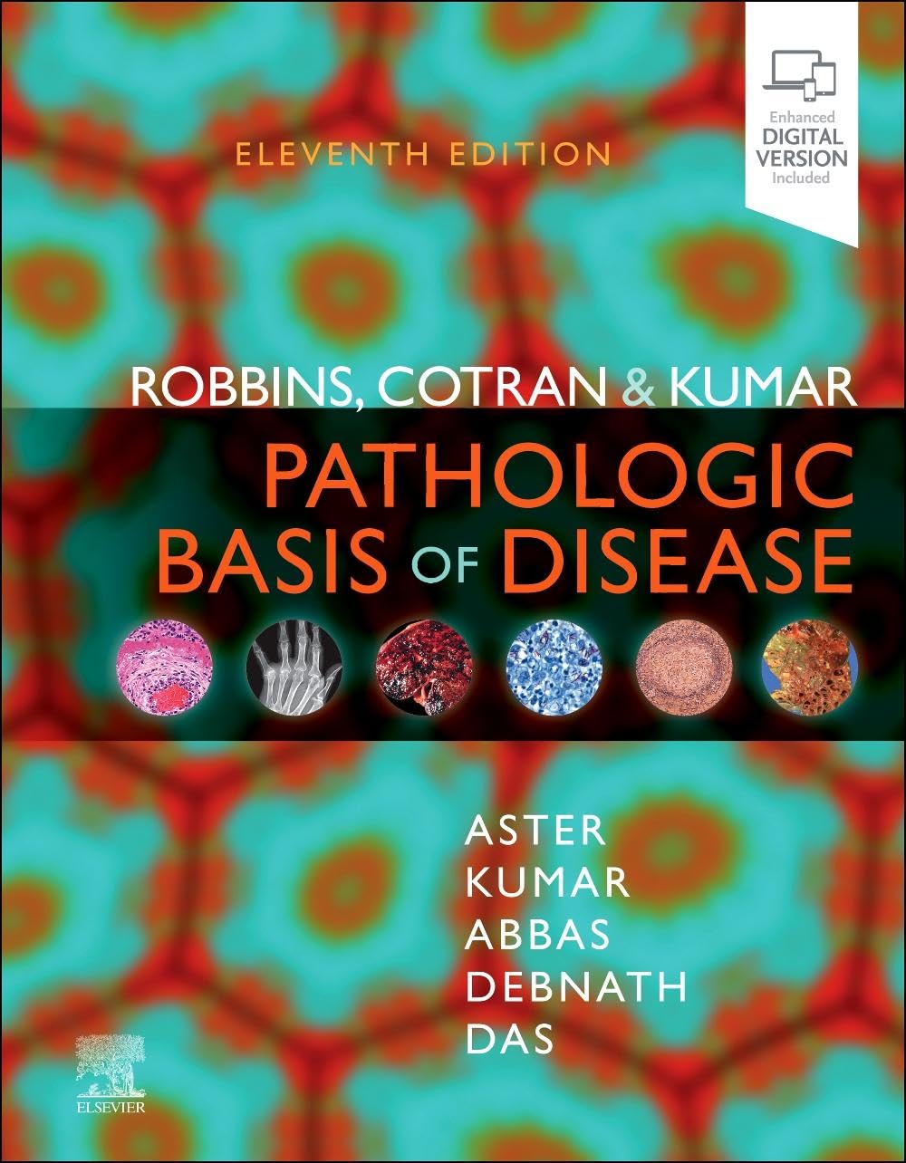 Coperta cărții "Robbins, Cotran &amp; Kumar Pathologic Basis of Disease (Robbins Pathology)" de autor necunoscut
