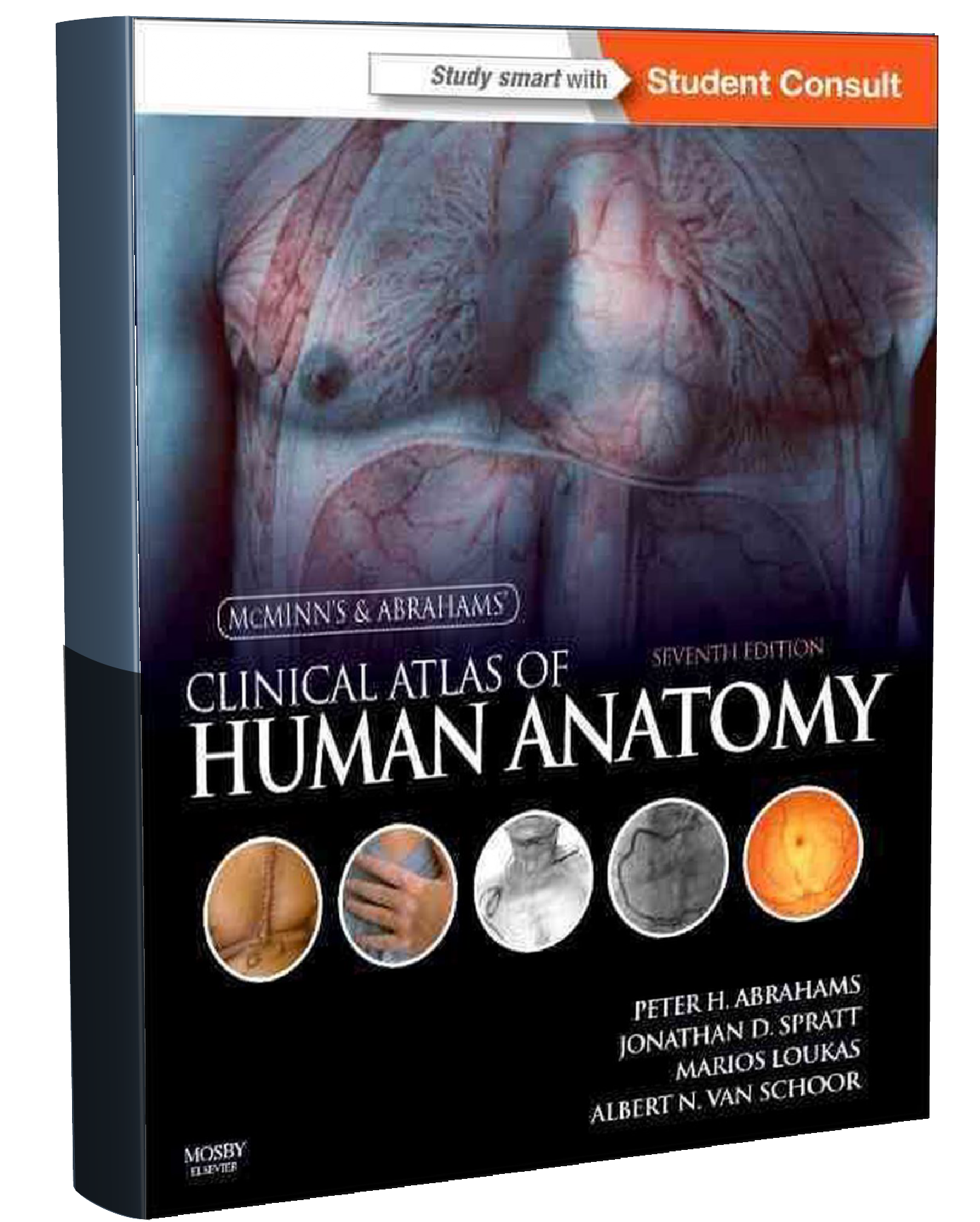 Coperta cărții "McMinn and Abrahams&amp;#146; Clinical Atlas of Human Anatomy: with STUDENT CONSULT Online Access" de autor necunoscut