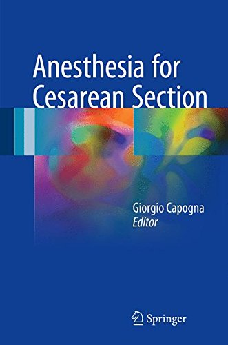 Coperta cărții "Anesthesia for Cesarean Section" de autor necunoscut