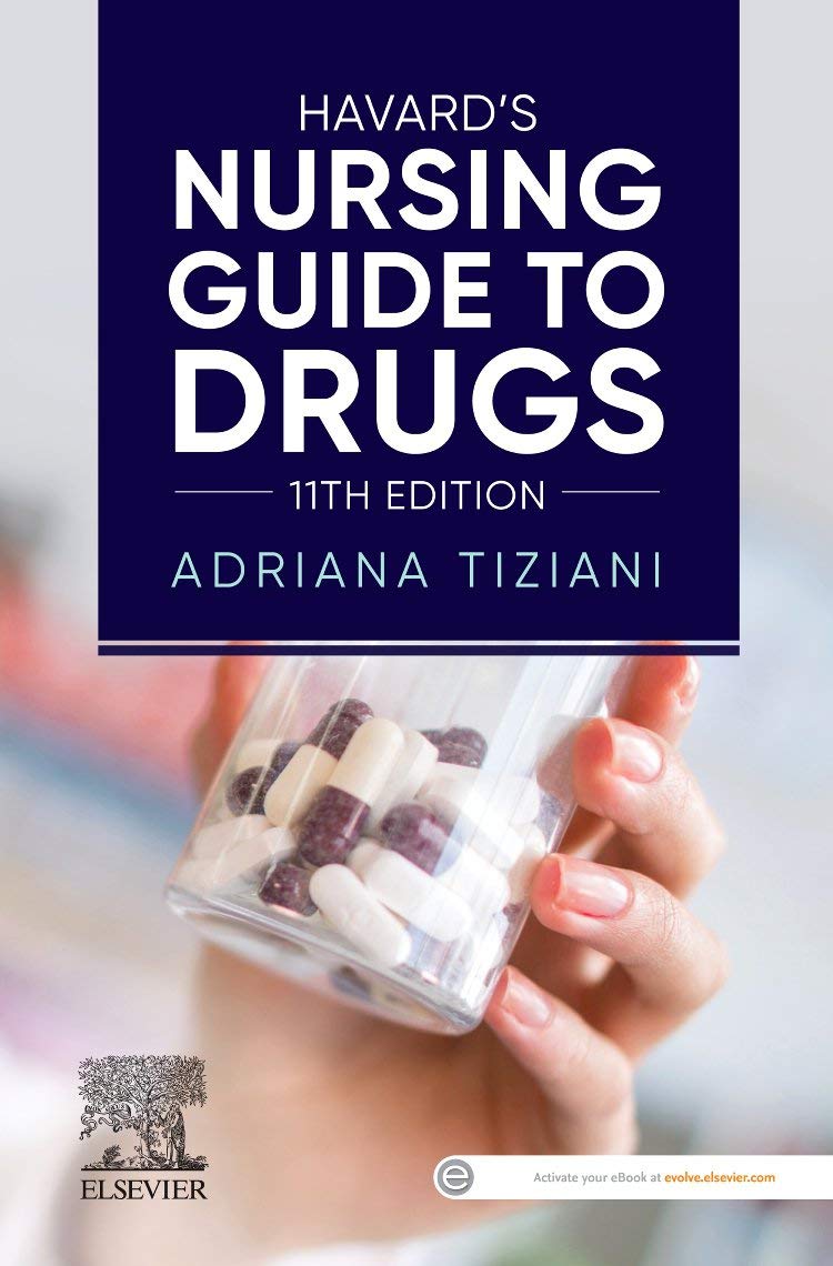 Coperta cărții "Havard&amp;#146;s Nursing Guide to Drugs" de autor necunoscut