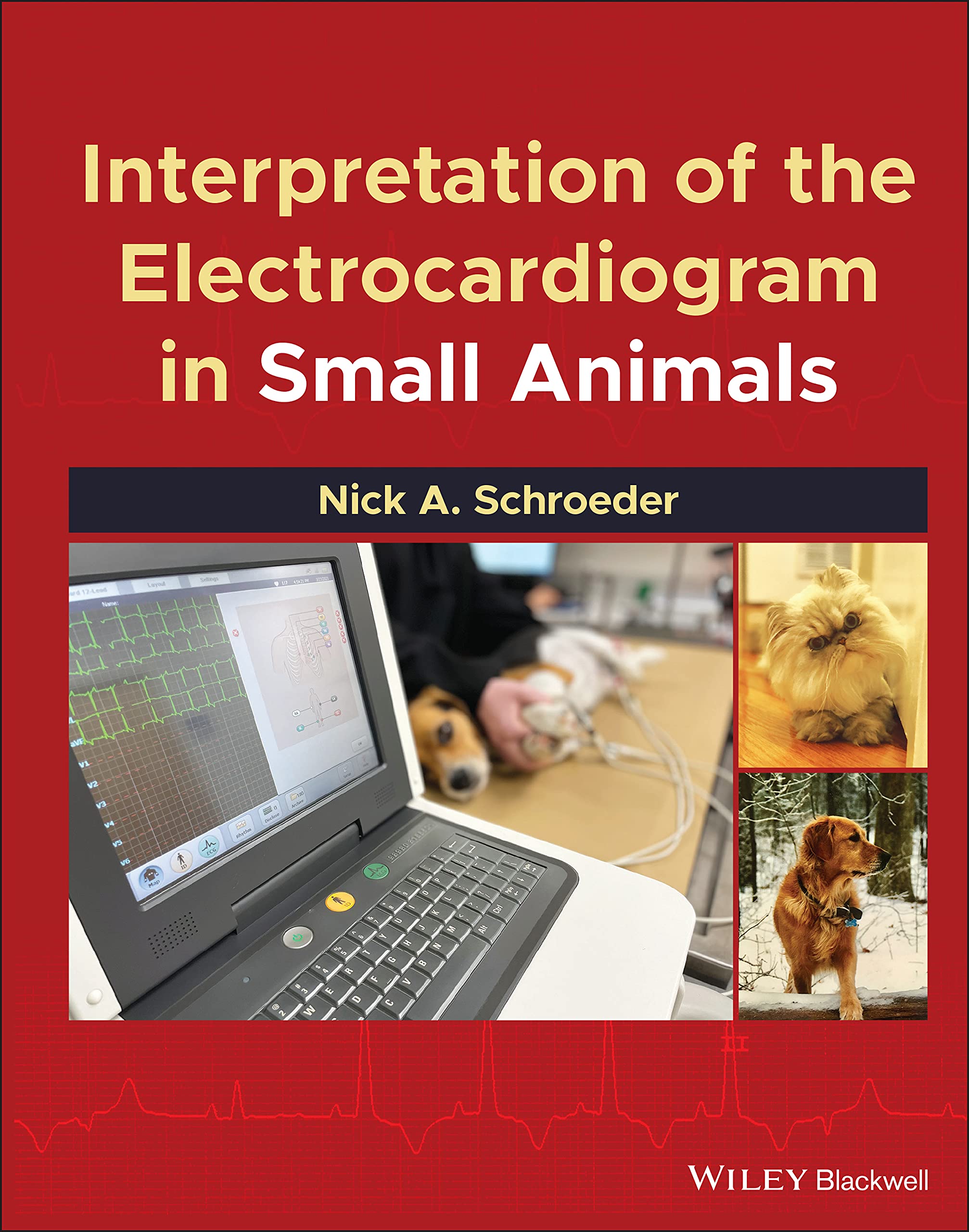 Coperta cărții "Interpretation of the Electrocardiogram in Small Animals" de autor necunoscut
