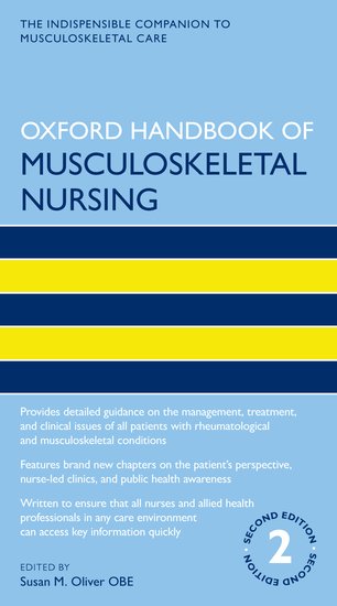 Coperta cărții "Oxford Handbook of Musculoskeletal Nursing" de autor necunoscut