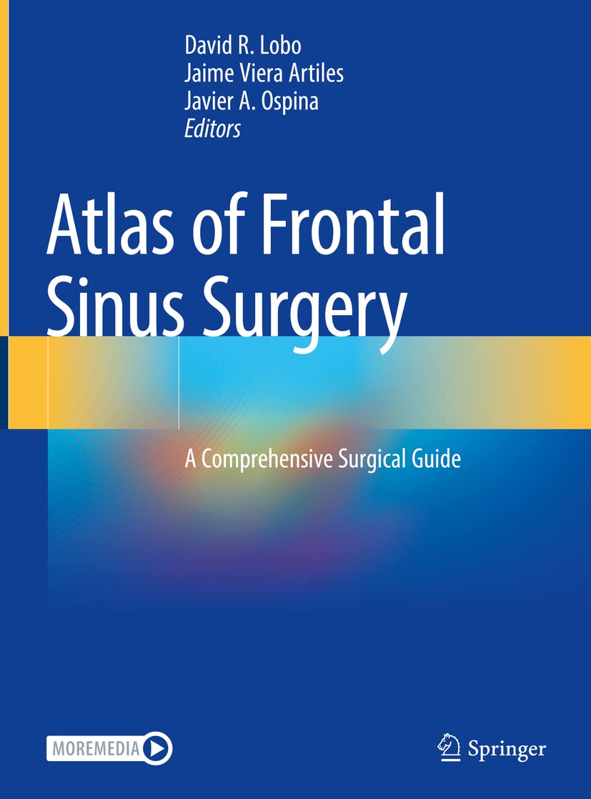 Coperta cărții "Atlas of Frontal Sinus Surgery: A Comprehensive Surgical Guide" de autor necunoscut