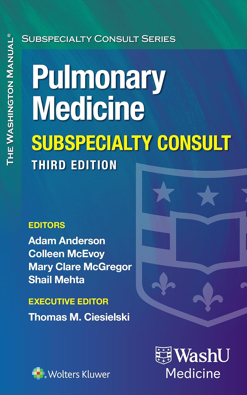 Coperta cărții "The Washington Manual Pulmonary Medicine Subspecialty Consult" de autor necunoscut