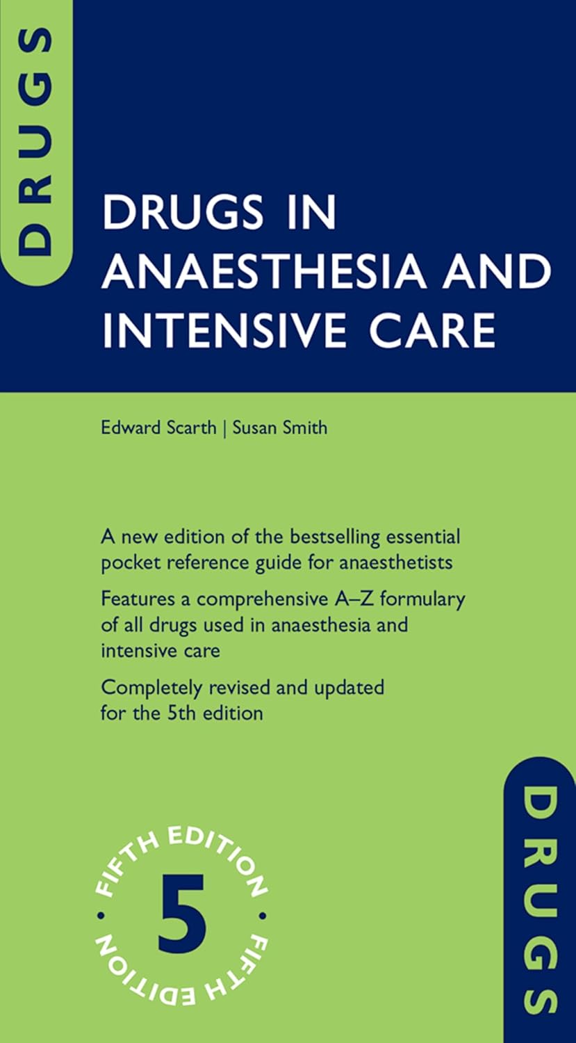 Coperta cărții "Drugs in Anaesthesia and Intensive Care 5th Edition" de autor necunoscut