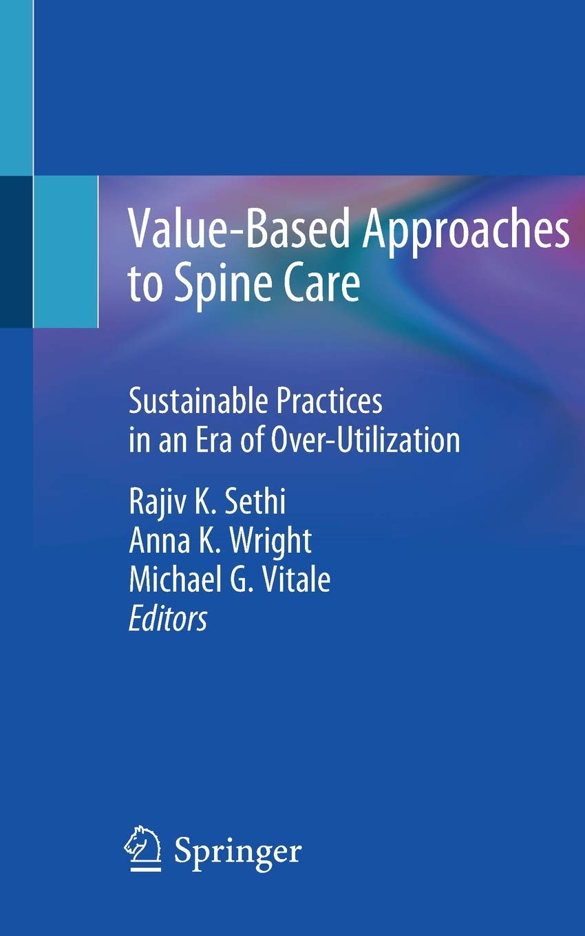 Coperta cărții "Value-Based Approaches to Spine Care : Sustainable Practices in an Era of Over-Utilization" de autor necunoscut