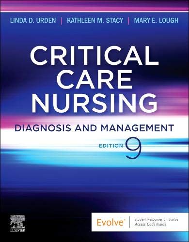 Coperta cărții "Critical Care Nursing: Diagnosis and Management" de autor necunoscut