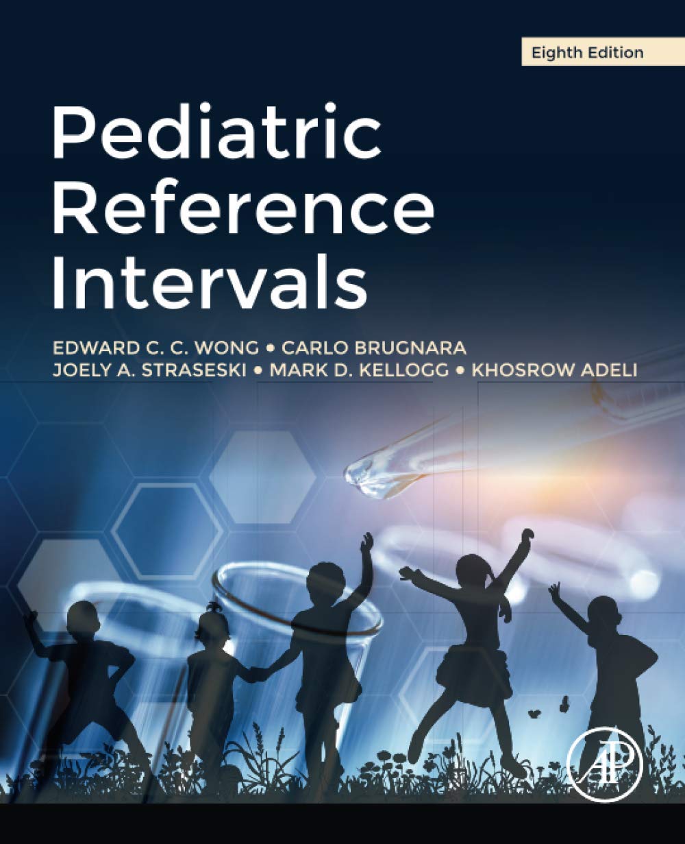 Coperta cărții "Pediatric Reference Intervals" de autor necunoscut