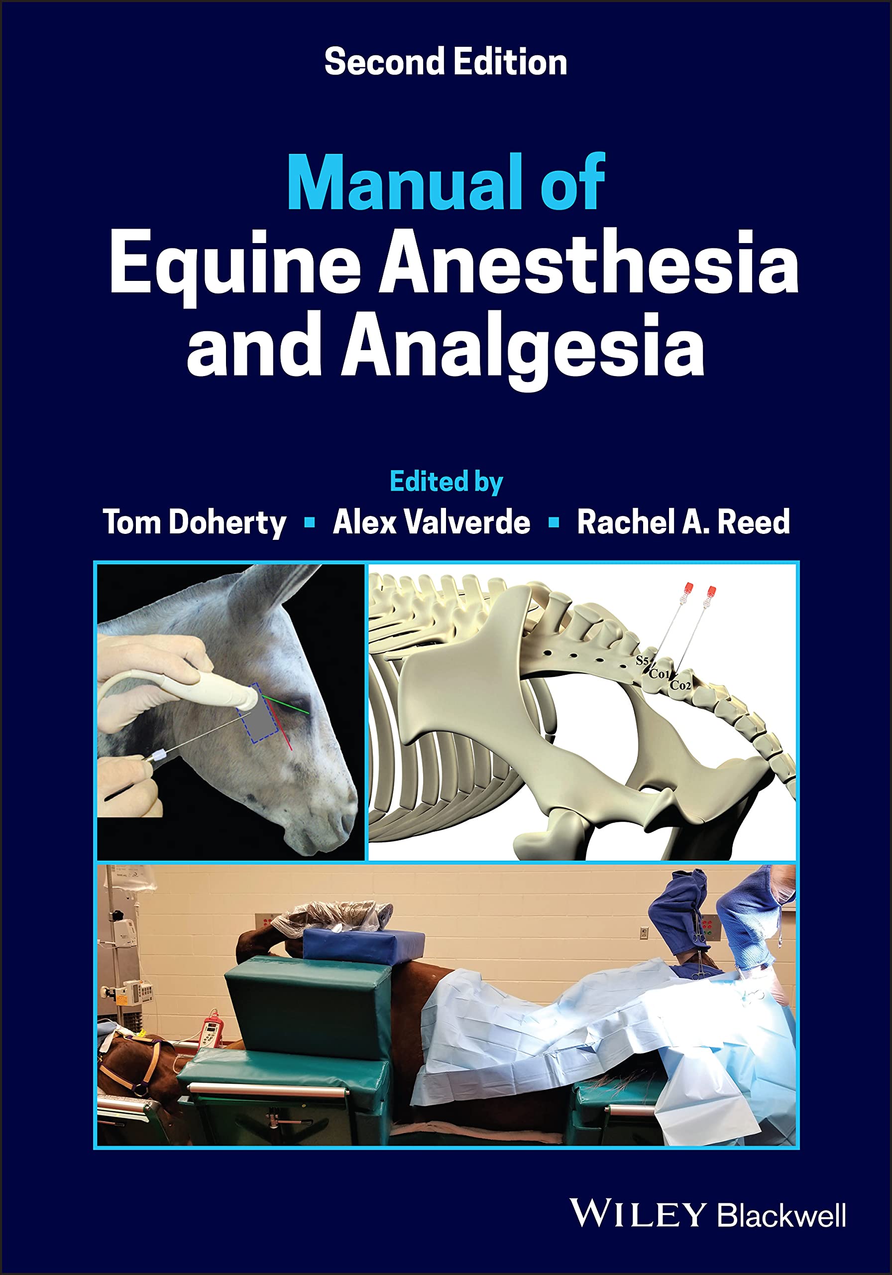 Coperta cărții "Manual of Equine Anesthesia and Analgesia" de autor necunoscut