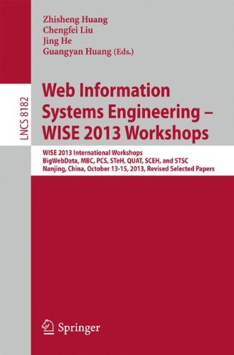 Coperta cărții "Web Information Systems Engineering &amp;#65533; WISE 2013 Workshops" de autor necunoscut