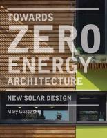 Coperta cărții "Towards Zero Energy Architecture: New Solar Design" de autor necunoscut
