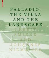 Coperta cărții "Palladio, the Villa and the Landscape" de autor necunoscut