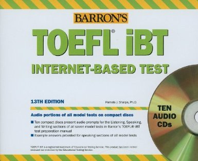 Coperta cărții "BARRON`S TOEFL IBT AUDIO CD PACKAGE" de autor necunoscut