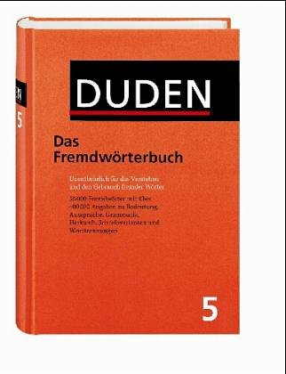 Coperta cărții "Duden-Das Fremdwortebuch 5" de autor necunoscut
