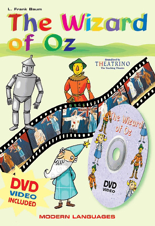 Coperta cărții "THE WIZARD OF OZ + DVD VIDEO" de autor necunoscut