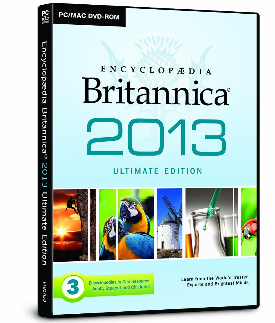 Coperta cărții "Encyclopaedia Britannica 2013 (DVD-ROM)" de autor necunoscut