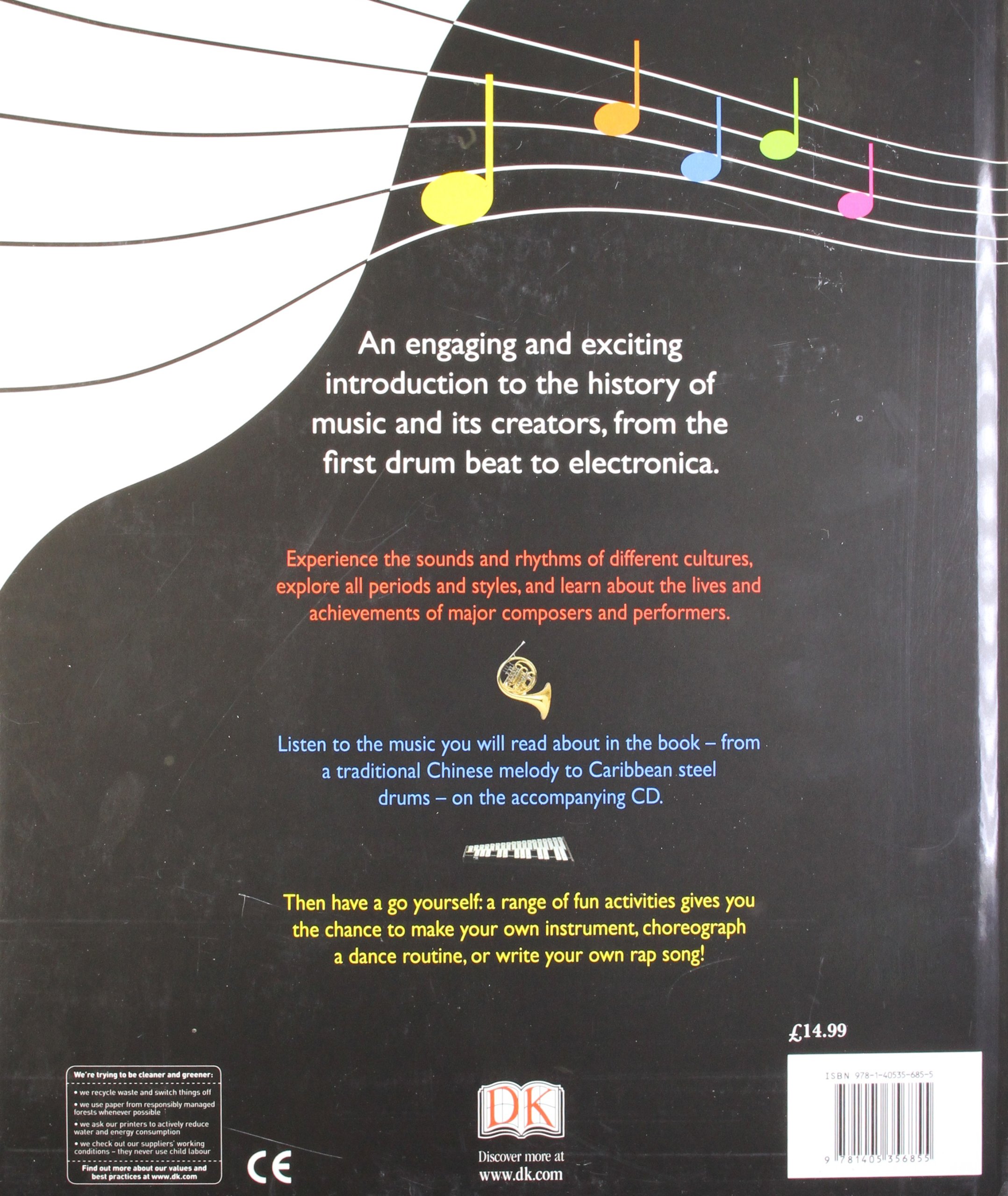 Coperta cărții "Children&#039;s Book of Music" de autor necunoscut