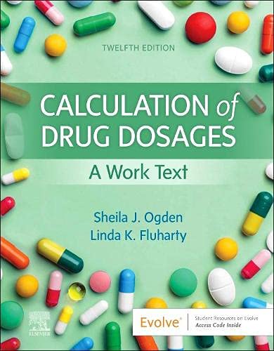Coperta cărții "Calculation of Drug Dosages" de autor necunoscut