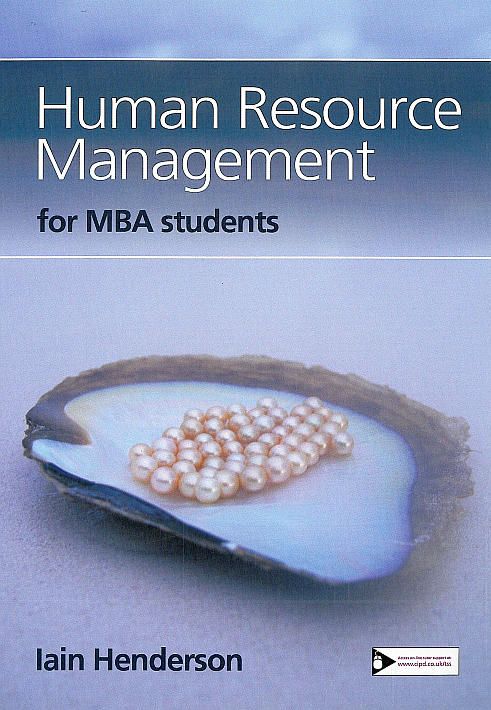 Coperta cărții "Human Resource Management for MBA Students" de autor necunoscut