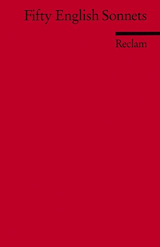 Coperta cărții "Fifty English Sonnets" de autor necunoscut