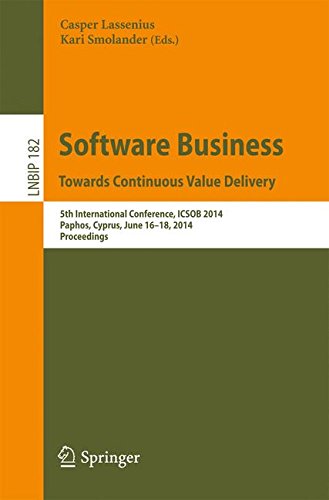 Coperta cărții "Software Business. Towards Continuous Value Delivery" de autor necunoscut