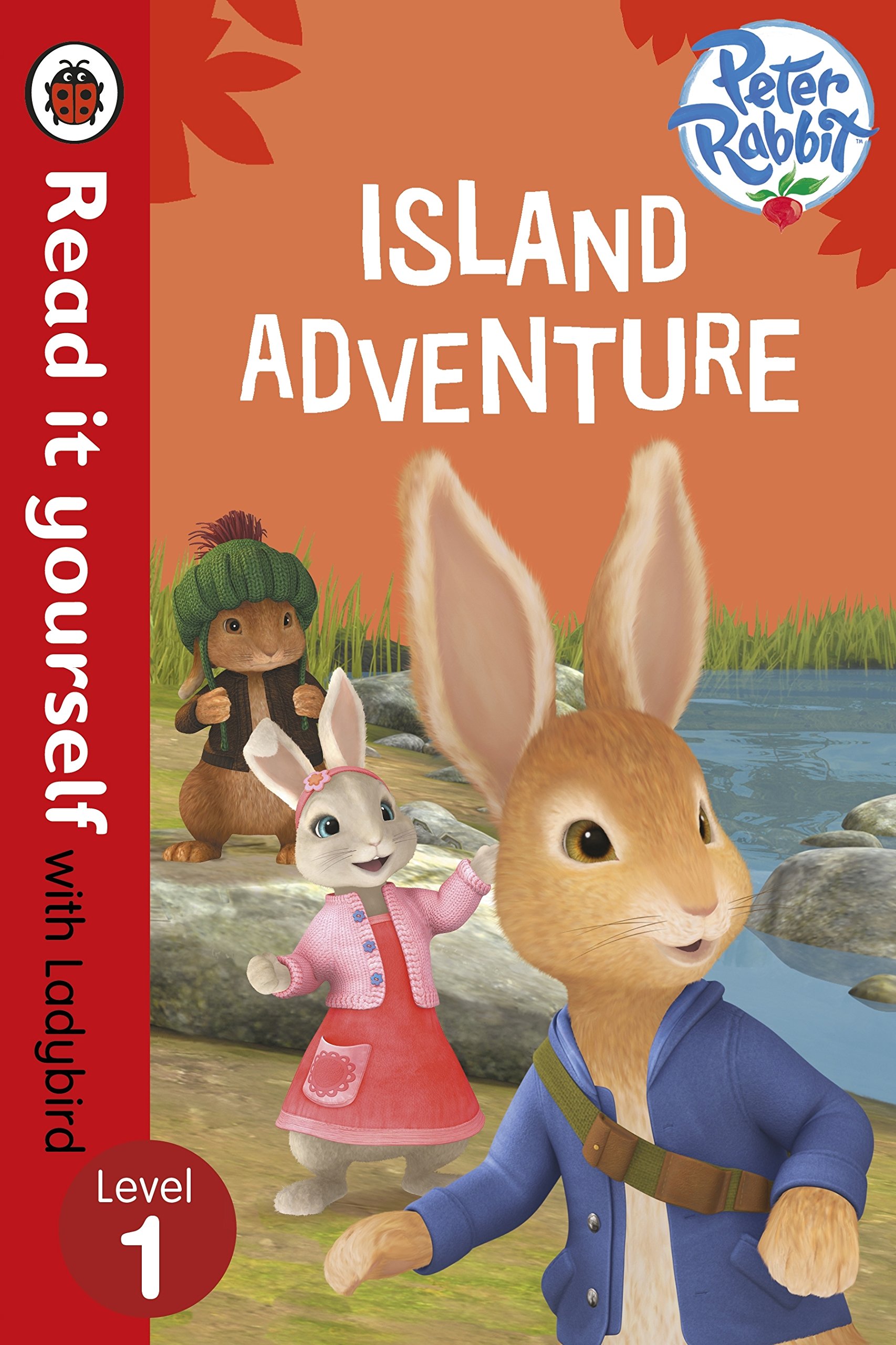 Coperta cărții "Peter Rabbit: Island Adventure - Read it yourself with Ladybird: Level 1" de autor necunoscut