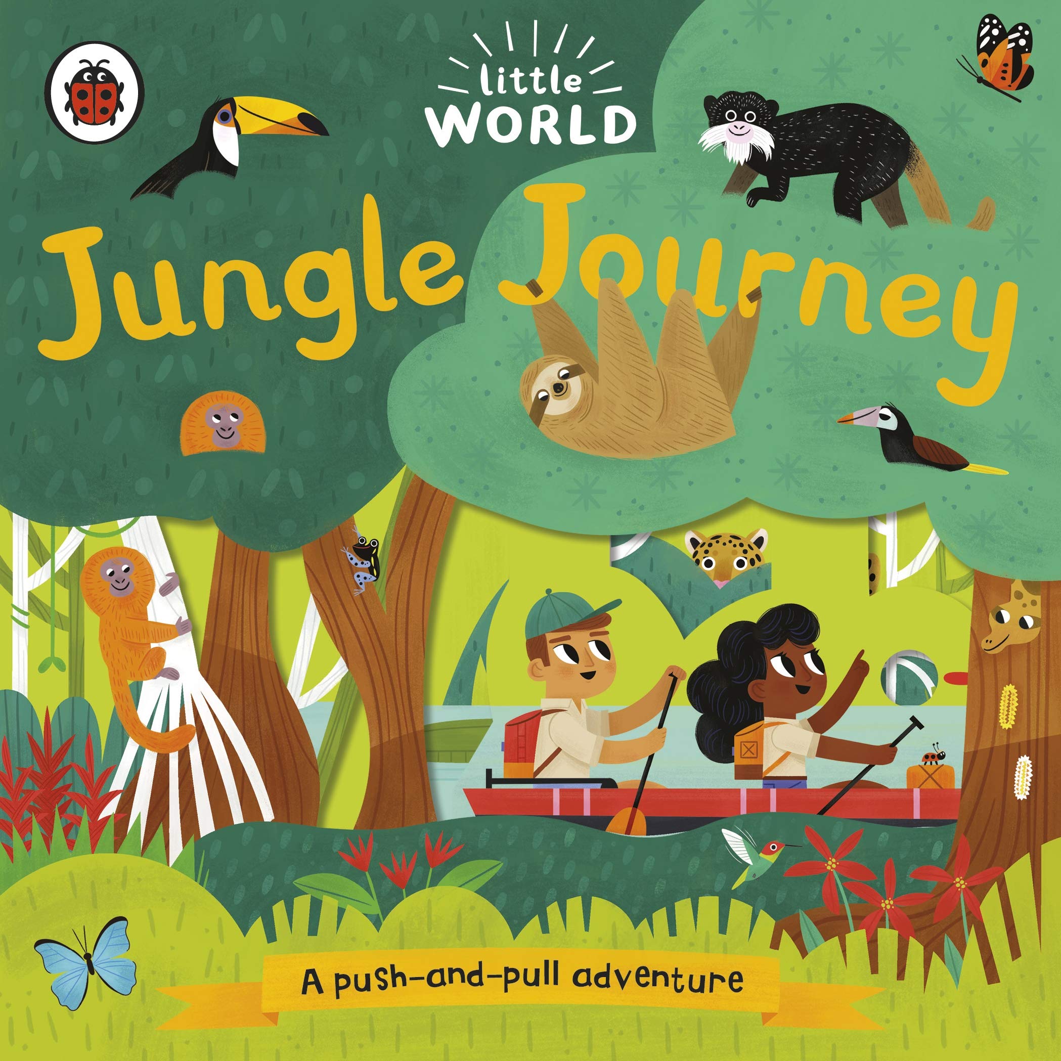Coperta cărții "Little World: Jungle Journey: A push-and-pull adventure" de autor necunoscut