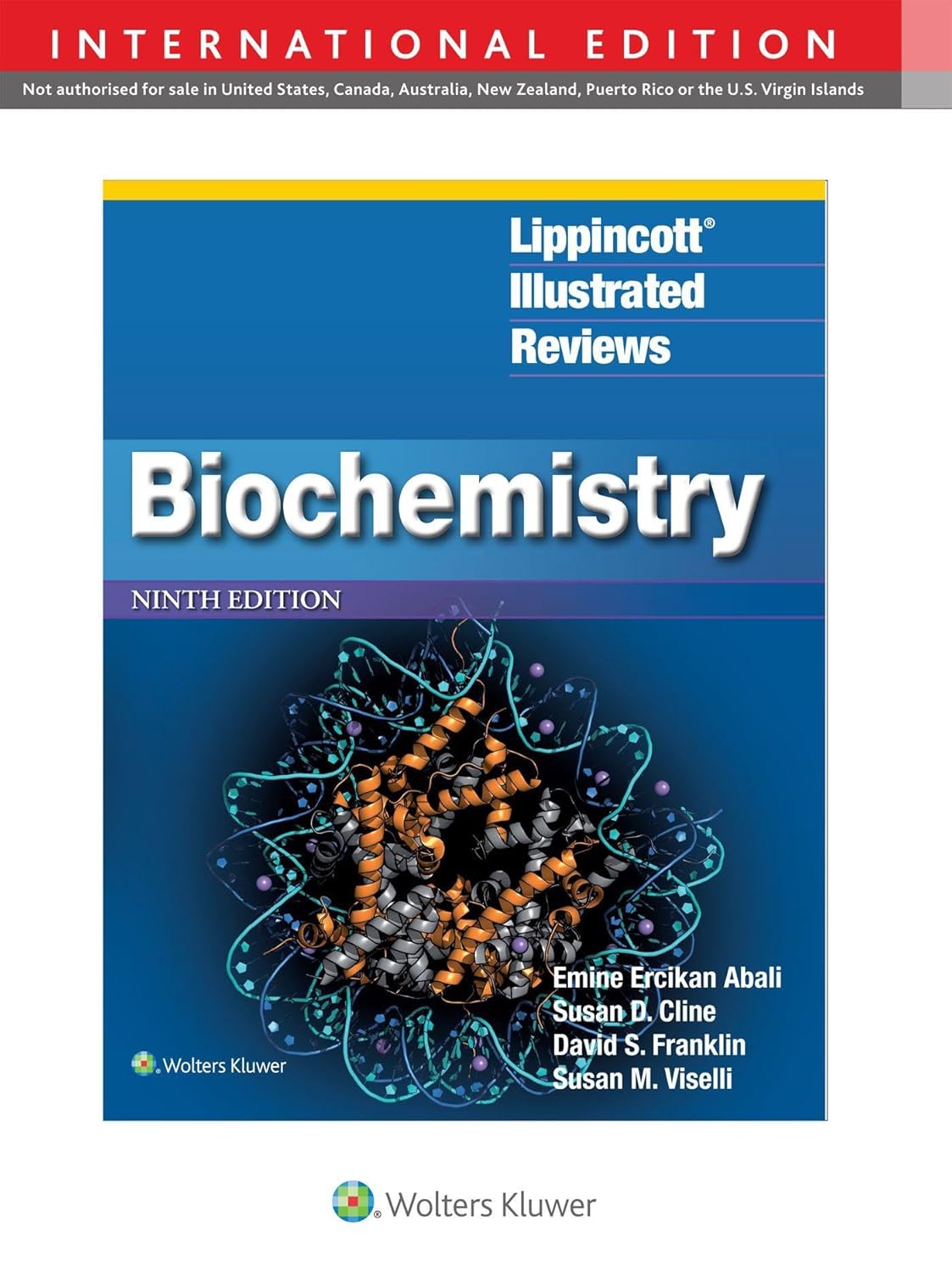 Coperta cărții "Lippincott&amp;#174; Illustrated Reviews: Biochemistry Ninth, International Edition edition" de autor necunoscut