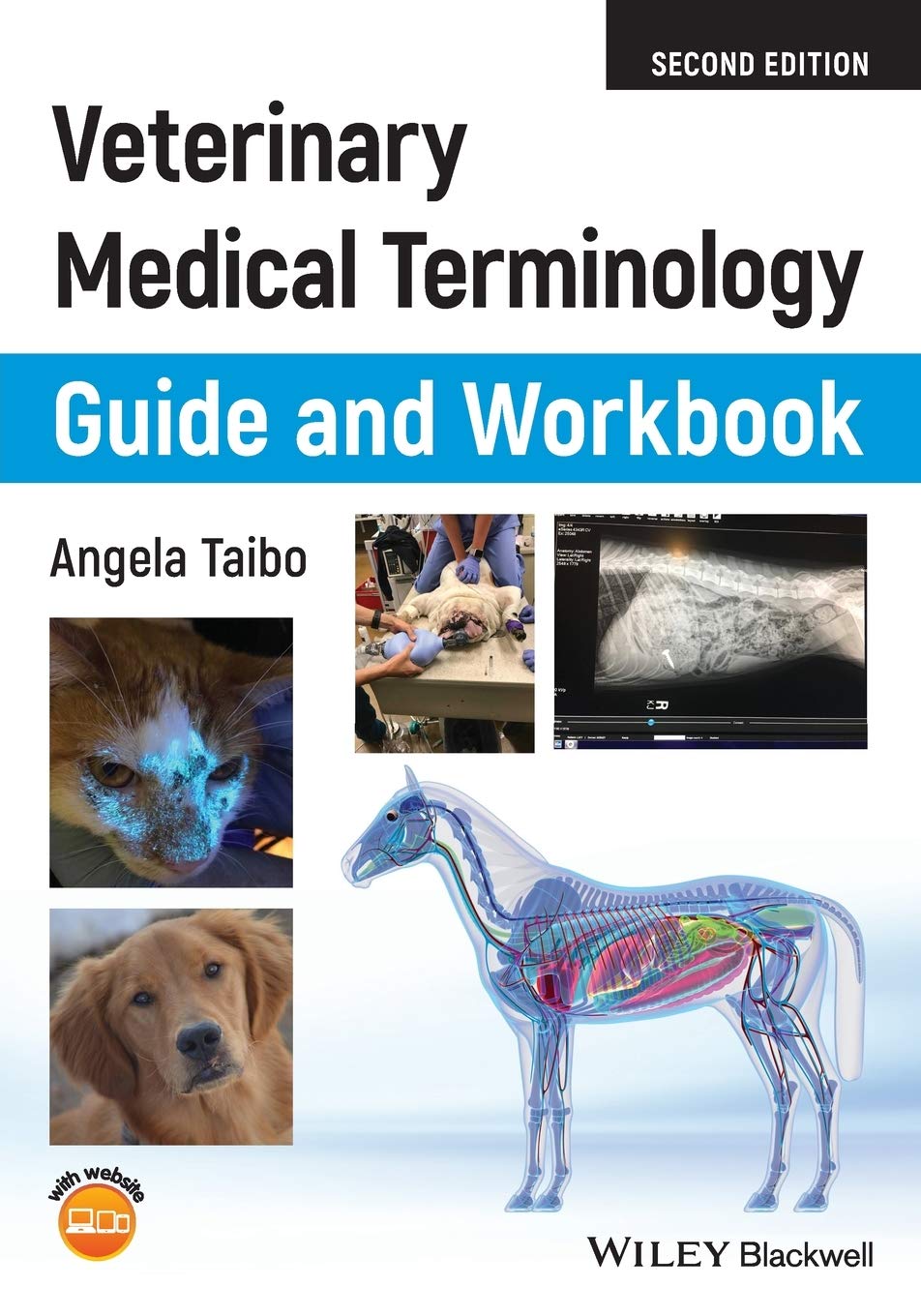 Coperta cărții "Veterinary Medical Terminology Guide and Workbook" de autor necunoscut