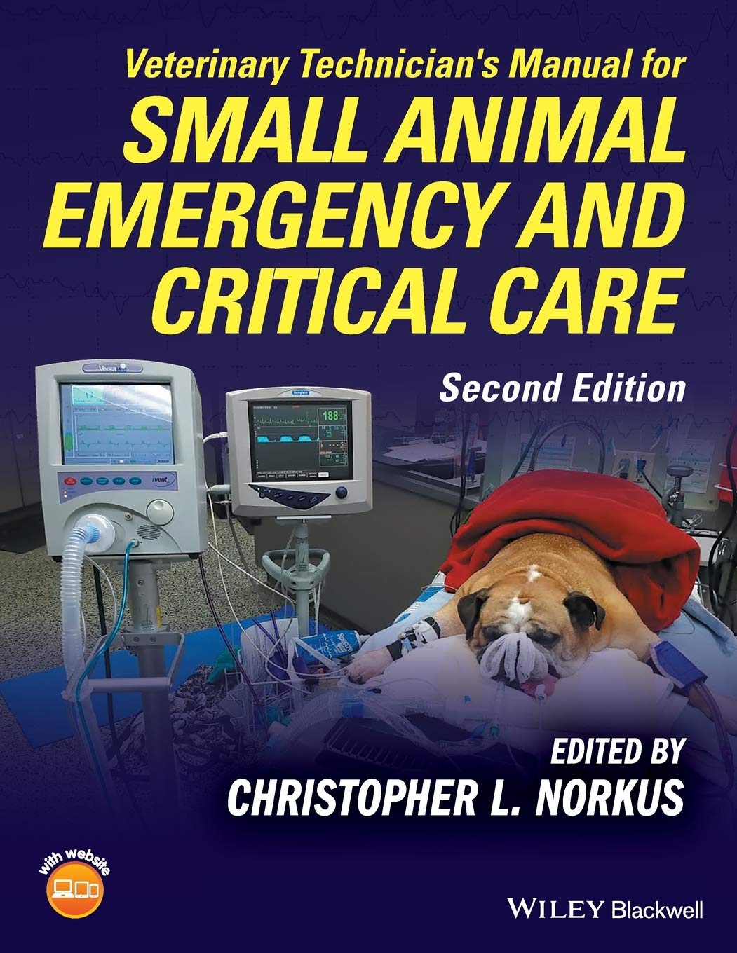 Coperta cărții "Veterinary Technician&amp;#8242;s Manual for Small Animal Emergency and Critical Care" de autor necunoscut