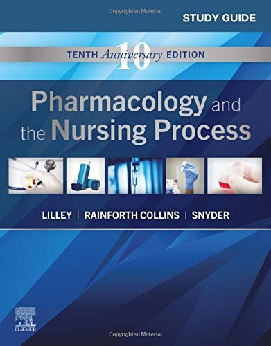Coperta cărții "Study Guide for Pharmacology and the Nursing Process" de autor necunoscut