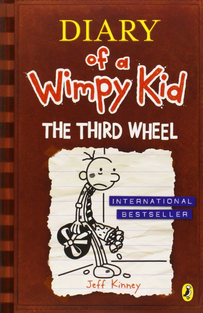 Coperta cărții "Diary of a Wimpy Kid: The Third Wheel" de autor necunoscut