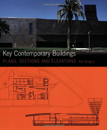 Coperta cărții "Key Contemporary Buildings: Plans, Sections and Elevations" de autor necunoscut