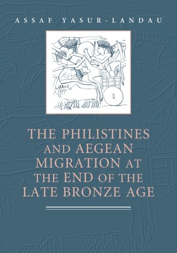 Coperta cărții "The Philistines and Aegean Migration at the End of the Late Bronze Age" de autor necunoscut