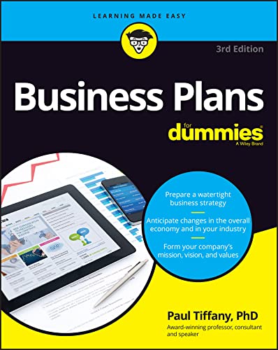 Coperta cărții "Business Plans For Dummies" de autor necunoscut