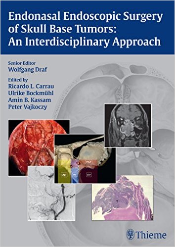 Coperta cărții "Endonasal Endoscopic Surgery of Skull Base Tumors: An Interdisciplinary Approach 1st edition Edition" de autor necunoscut