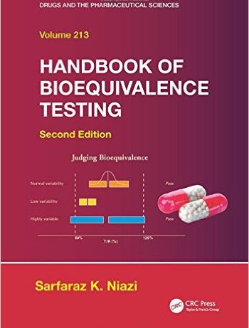 Coperta cărții "Handbook of Bioequivalence Testing, Second Edition (Drugs and the Pharmaceutical Sciences)" de autor necunoscut