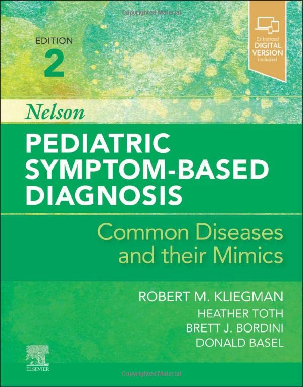 Coperta cărții "Nelson Pediatric Symptom-Based Diagnosis" de autor necunoscut