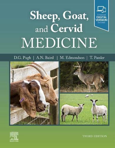 Coperta cărții "Sheep, Goat, and Cervid Medicine" de autor necunoscut