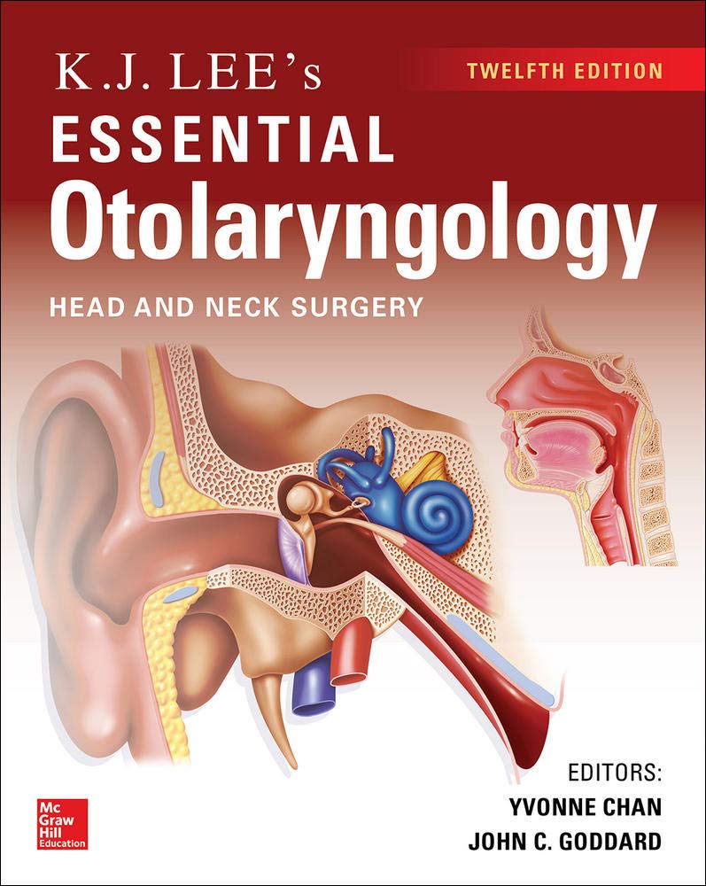 Coperta cărții "KJ Lee&amp;#146;s Essential Otolaryngology, 12th edition" de autor necunoscut
