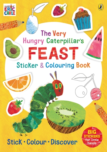 Coperta cărții "The Very Hungry Caterpillar&amp;#146;s Feast Sticker and Colouring Book" de autor necunoscut