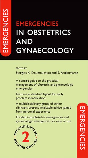 Coperta cărții "Emergencies in Obstetrics and Gynaecology" de autor necunoscut
