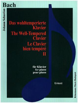Coperta cărții "Bach, Das wohltemperierte Klavier II" de autor necunoscut