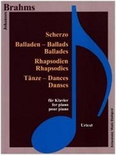 Coperta cărții "Brahms, Scherzo, Balladen, Rhapsodien" de autor necunoscut