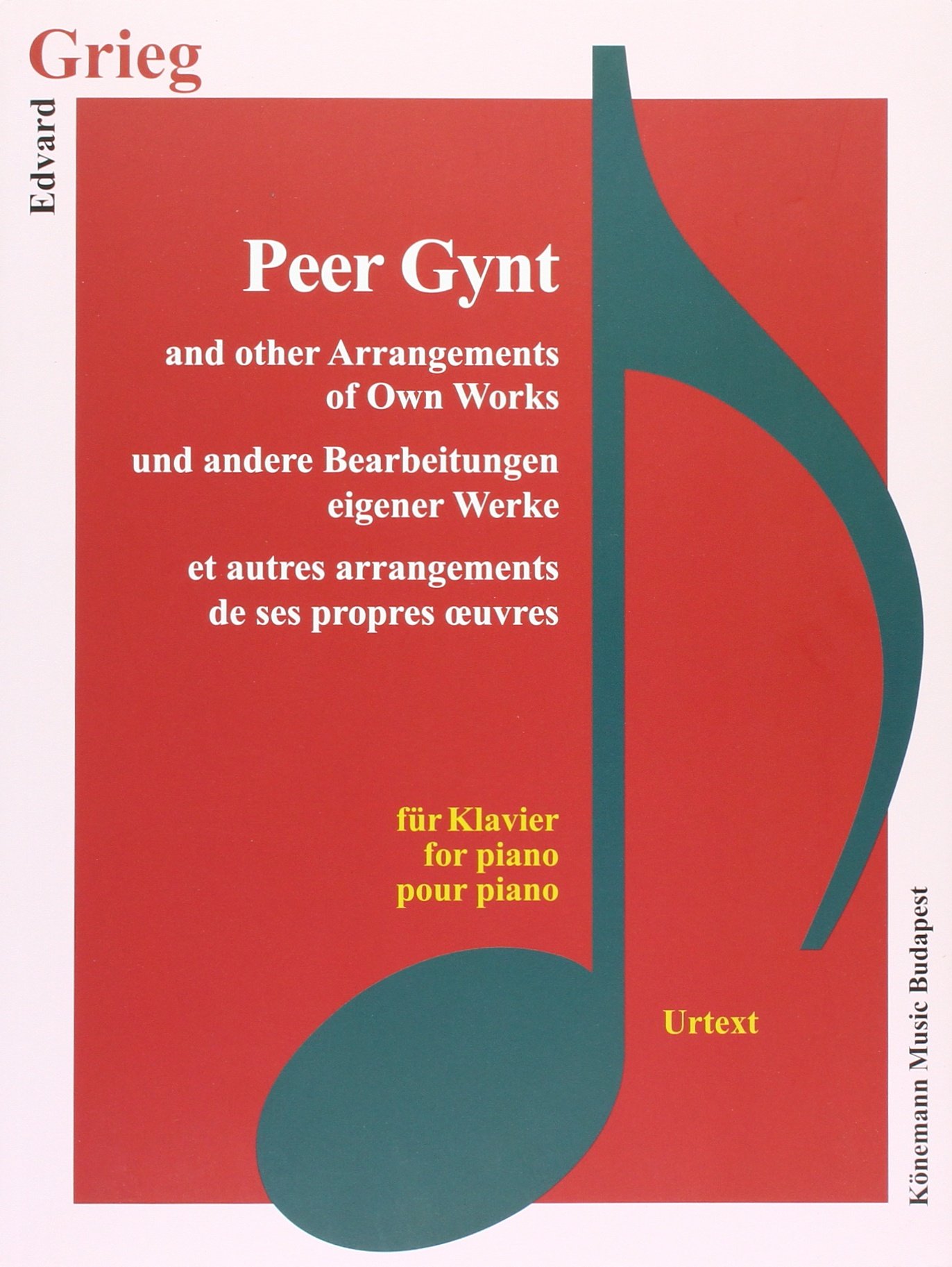 Coperta cărții "Grieg, Peer Gynt" de autor necunoscut
